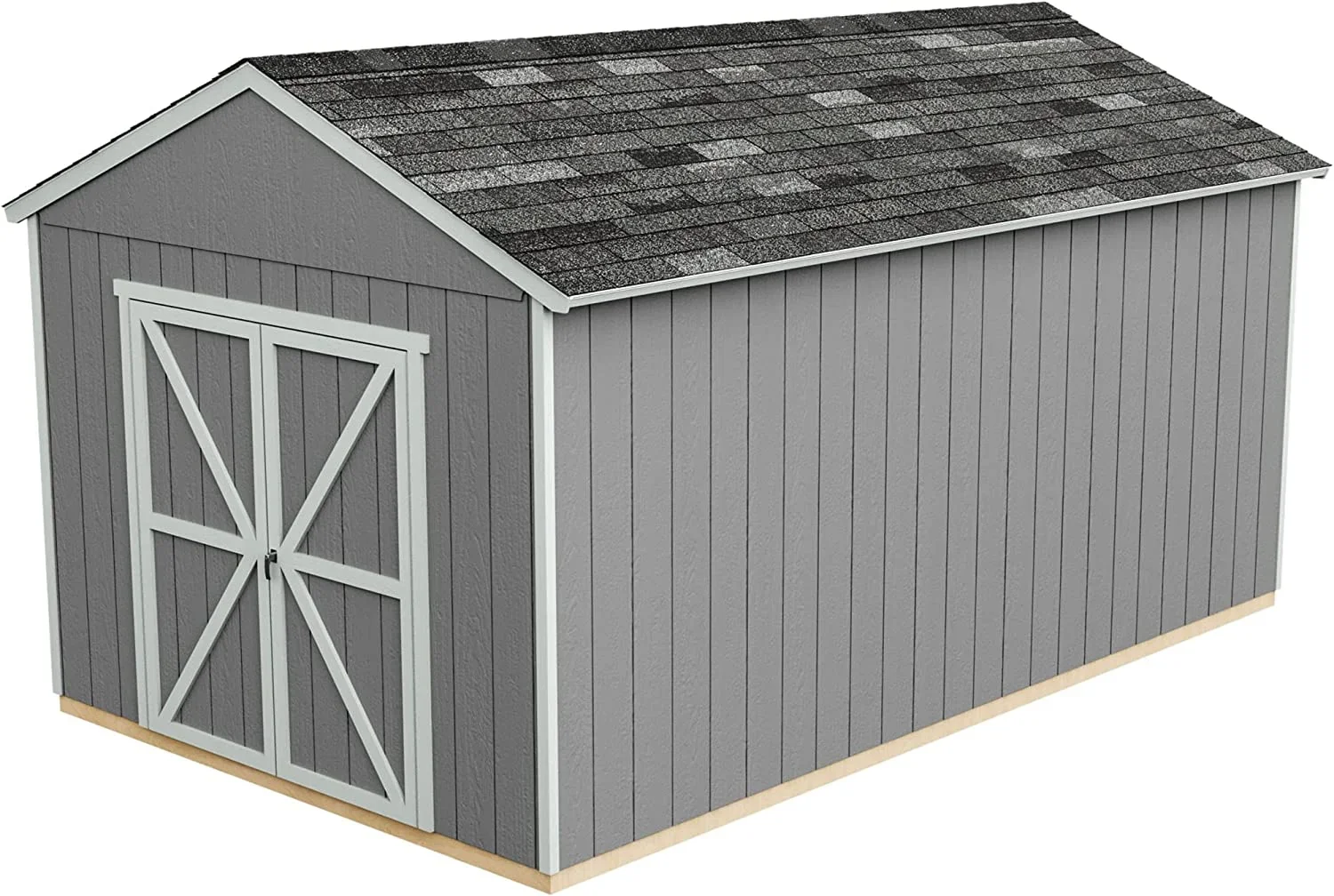 Handy Home Products Rookwood 10 ft. x 16 ft. Wood Storage Shed - Image 9