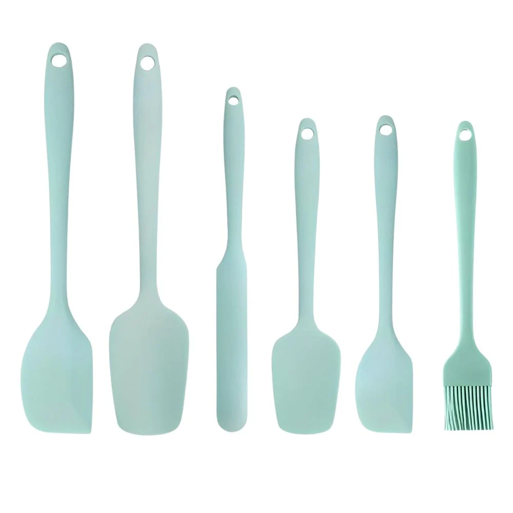 Spatula Set Silicone 6 Piece With Basting Brush