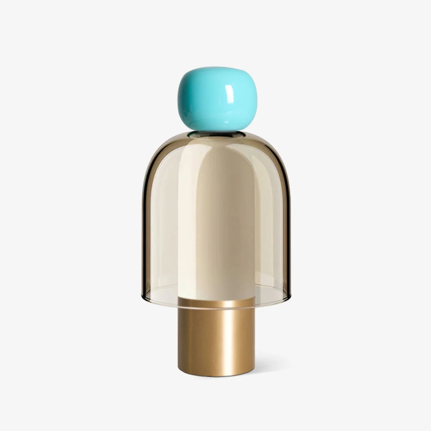 Portable Glass Lamp with Adjustable Brightness – Chic Design