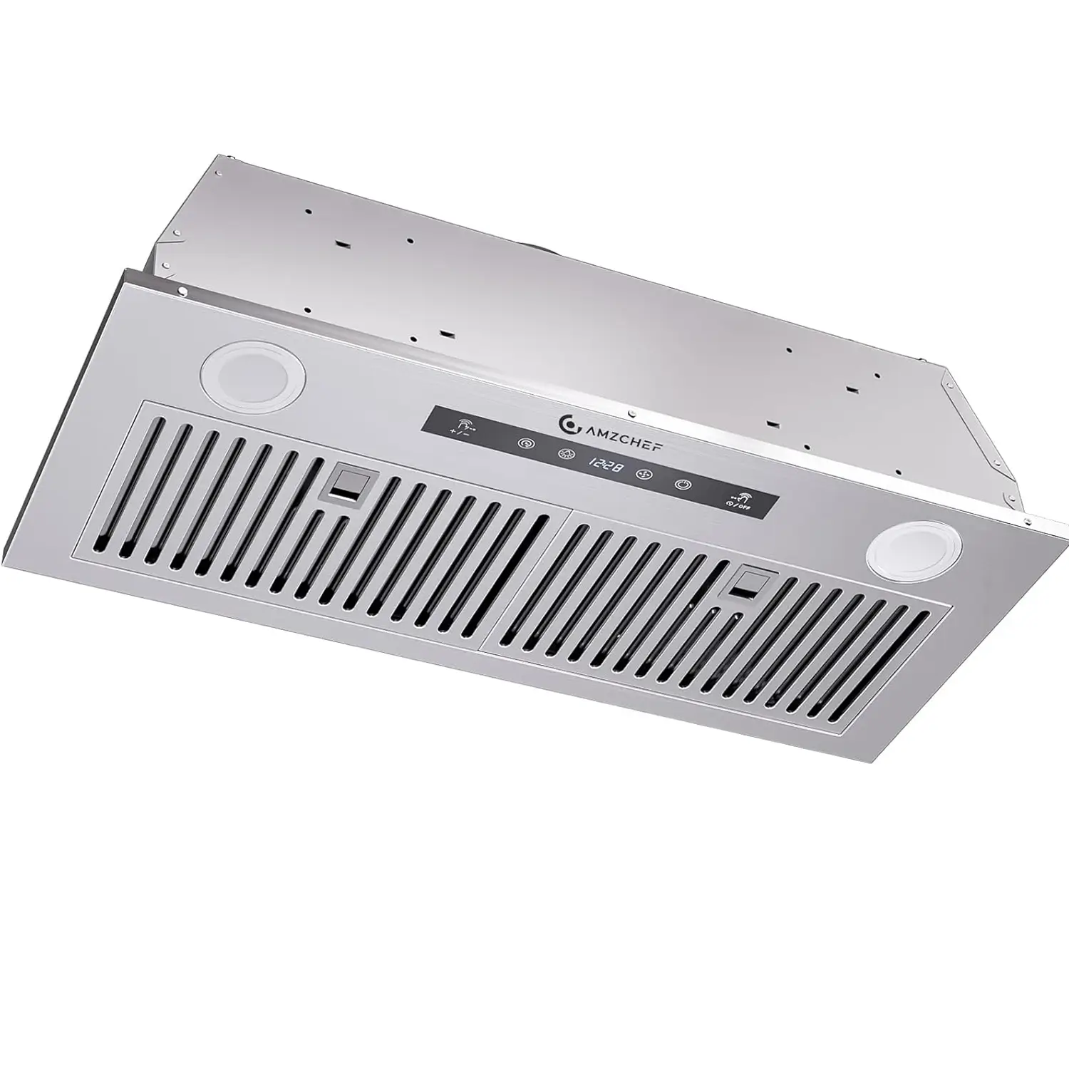 AMZCHEF Stainless Steel Range Hood Insert with 3 Speed Exhaust for Kitchen Ventilation | 30 Inch 1
