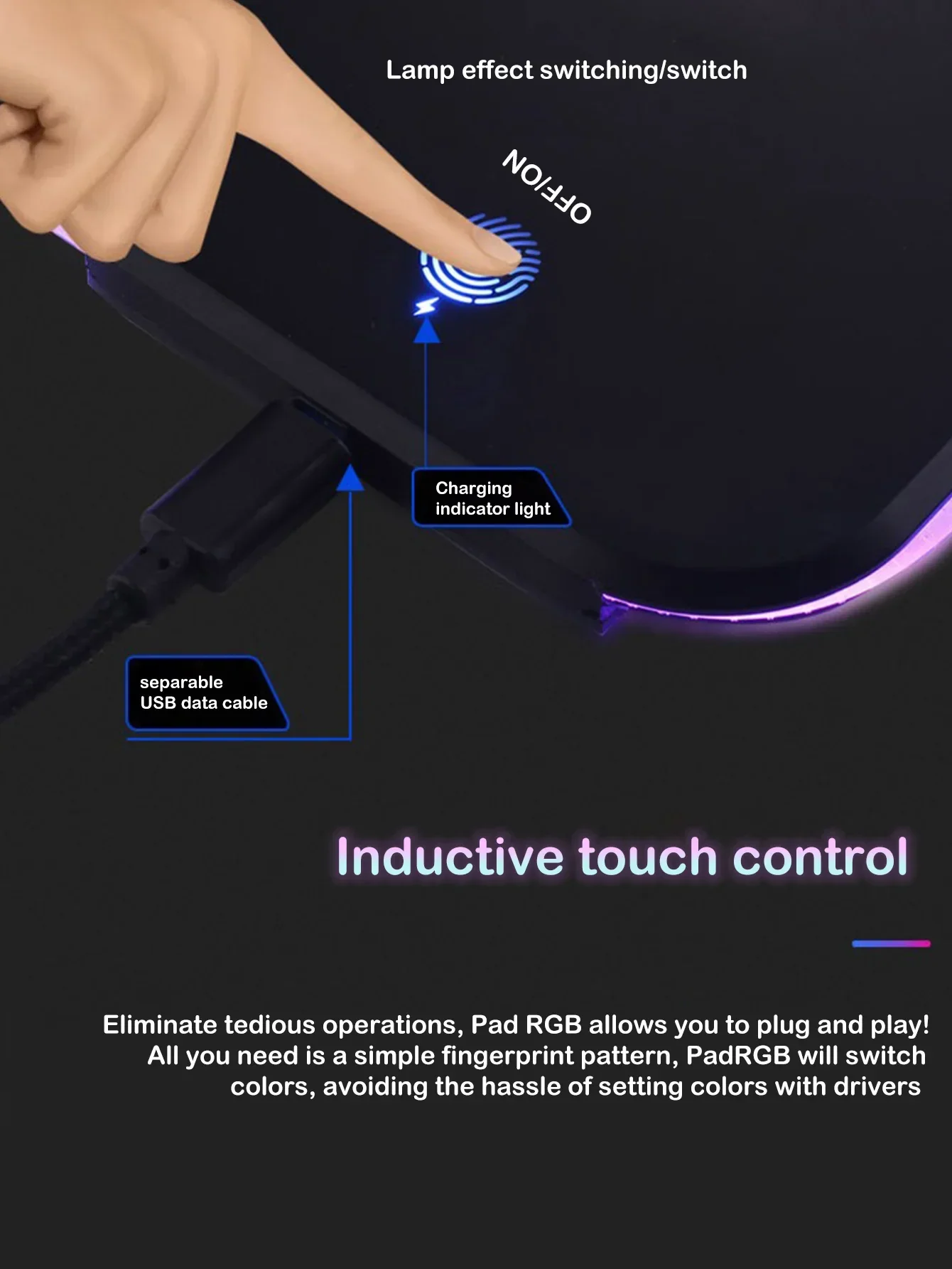 15W RGB Wireless Charging Pad for Enhanced Illumination - Image 5