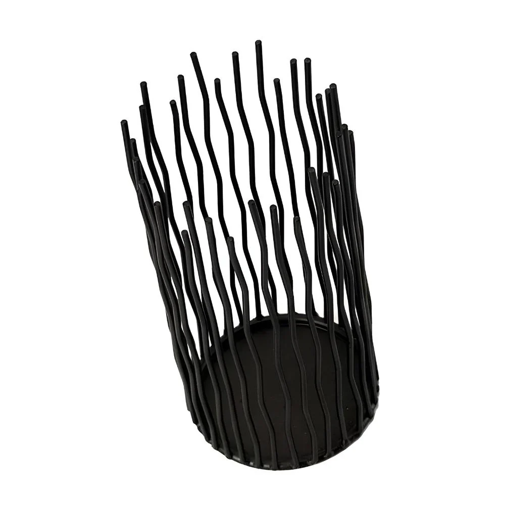 Candle Holder Bohemian Geometric Black Iron Anti-Rust - Image 6