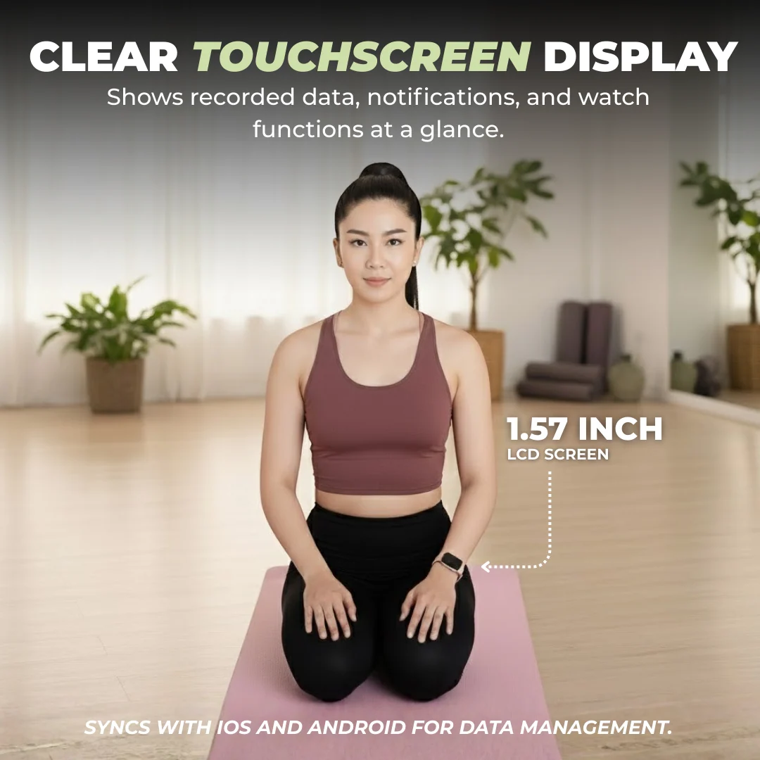 Fitness Tracker Watch with Heart Rate, Blood Oxygen, Sleep Data