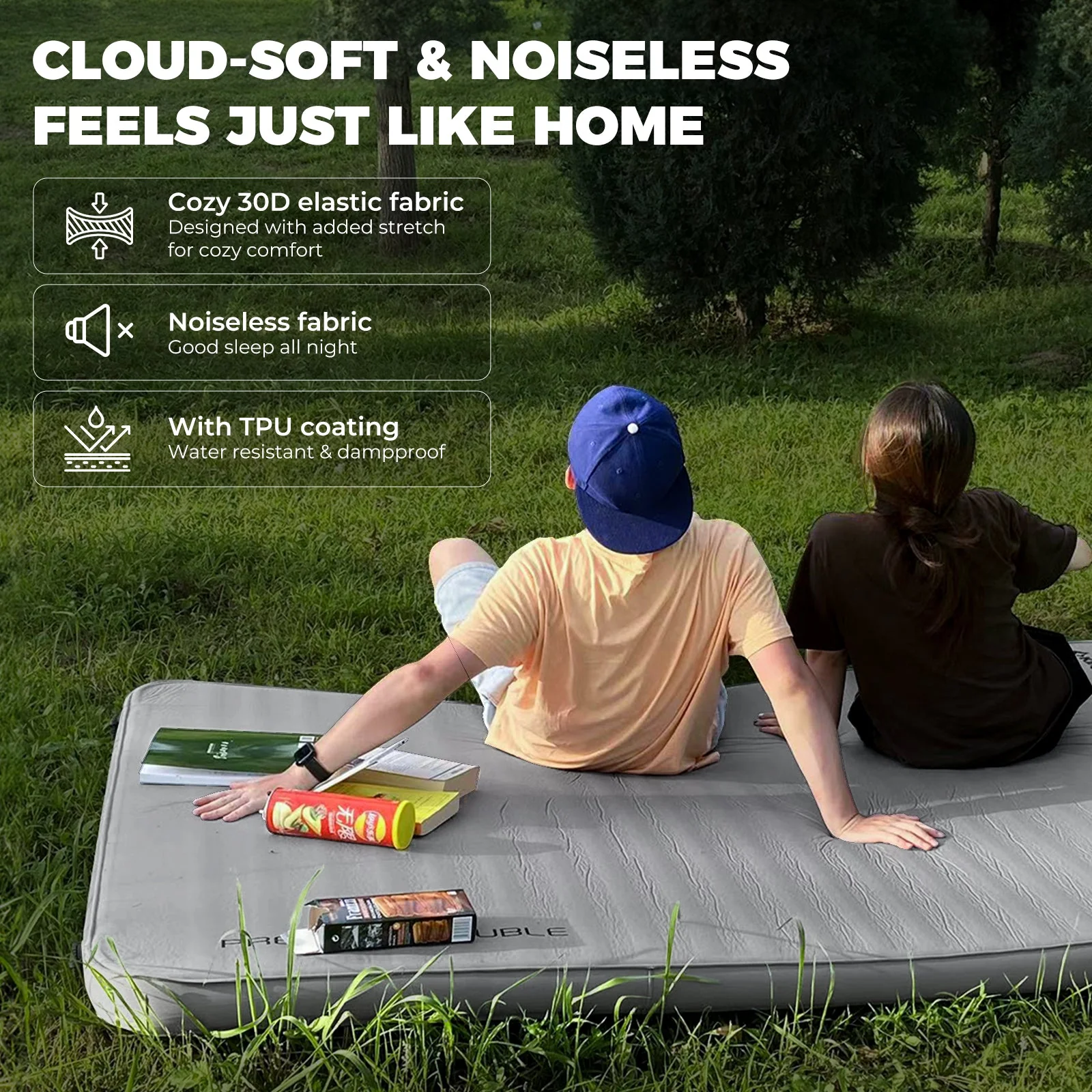 KingCamp PREMIUM Self Inflating Foam Sleeping Pad Double/Single - Image 72