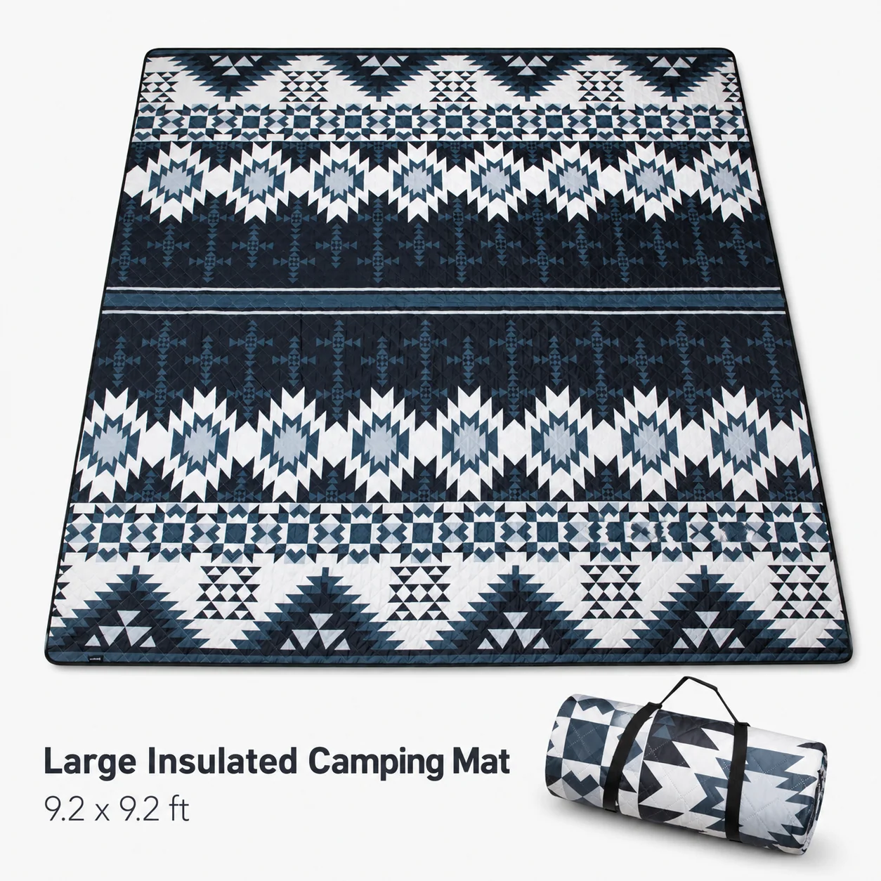 KingCamp ISIAY MAX 2.8 Extra-Large Waterproof Camping Tent Mat - Bohemian Pattern