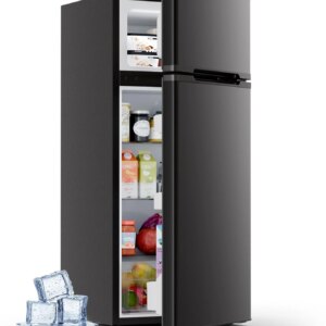 Kismile 4.5 Cu.Ft Mini Fridge with Freezer 58127RRE0
