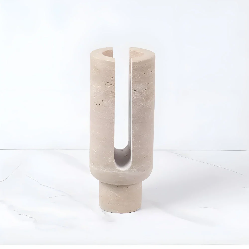 Candle Holder Geometric Marble Votives & Tapers Compatible - Image 6