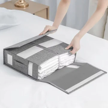 Bedsheet Organizer Foldable Wrinkle-Free Space-Saving