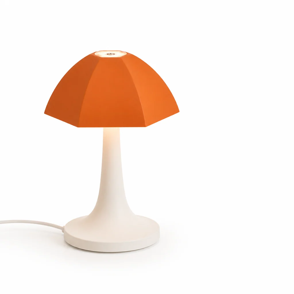 Nordic Mushroom Table Lamp with Soft Diffused Ambient Glow - Image 2
