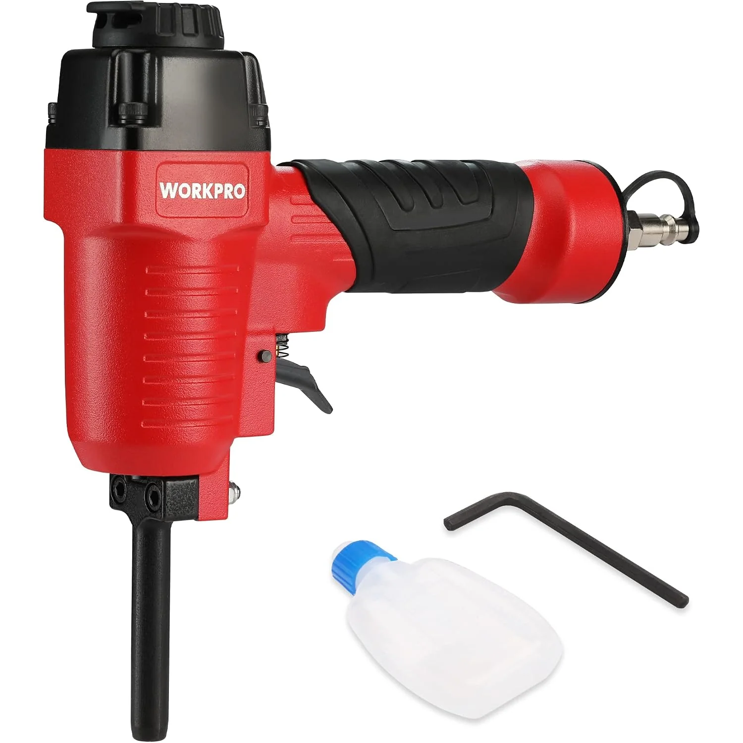 WORKPRO Pneumatic Nail Remover, Professional Heavy Duty Punch Nailer/Nail Puller/Nail Remover for Wood Workpieces, 60-100 PSI Denailer Removes 9-16 Gauge Nails