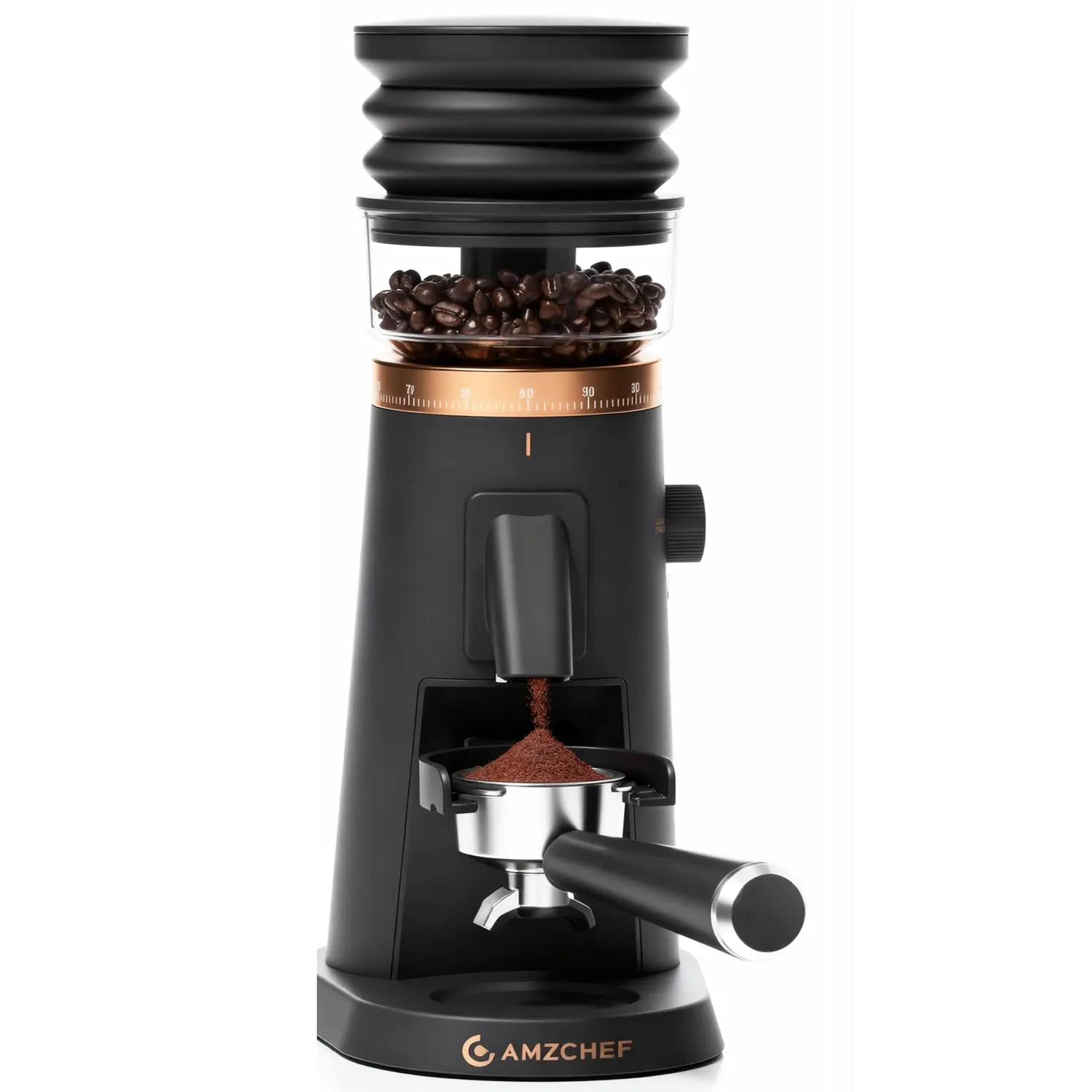 AMZCHEF Precision Burr Coffee Grinder | 75 Grind Settings 3