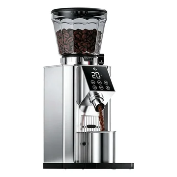 AMZCHEF Electric Burr Grinder 45 Settings Timer Dosing Control