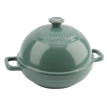Enameled Cast Iron Bread Baker with Dome Lid – 6 Quart Capacity