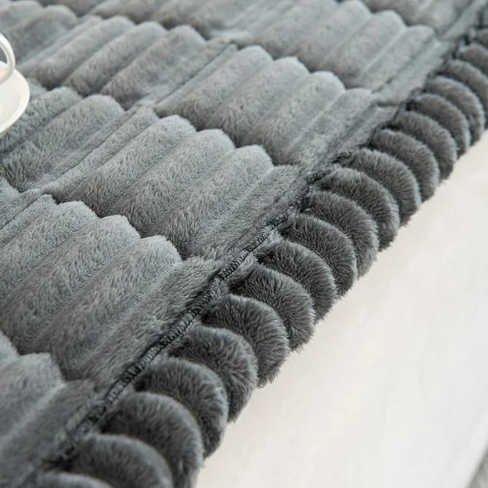 Sofa Cover Plush Flannel Anti-Slip Backing Machine Washable - Image 8