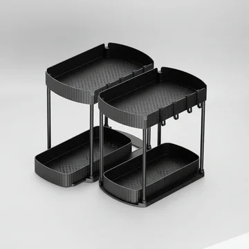 2-Pack Under-Sink Storage Solutions - Practical Organizer Set