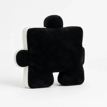 Throw Pillow Puzzle-Shaped Plush Extra-Thick Filling