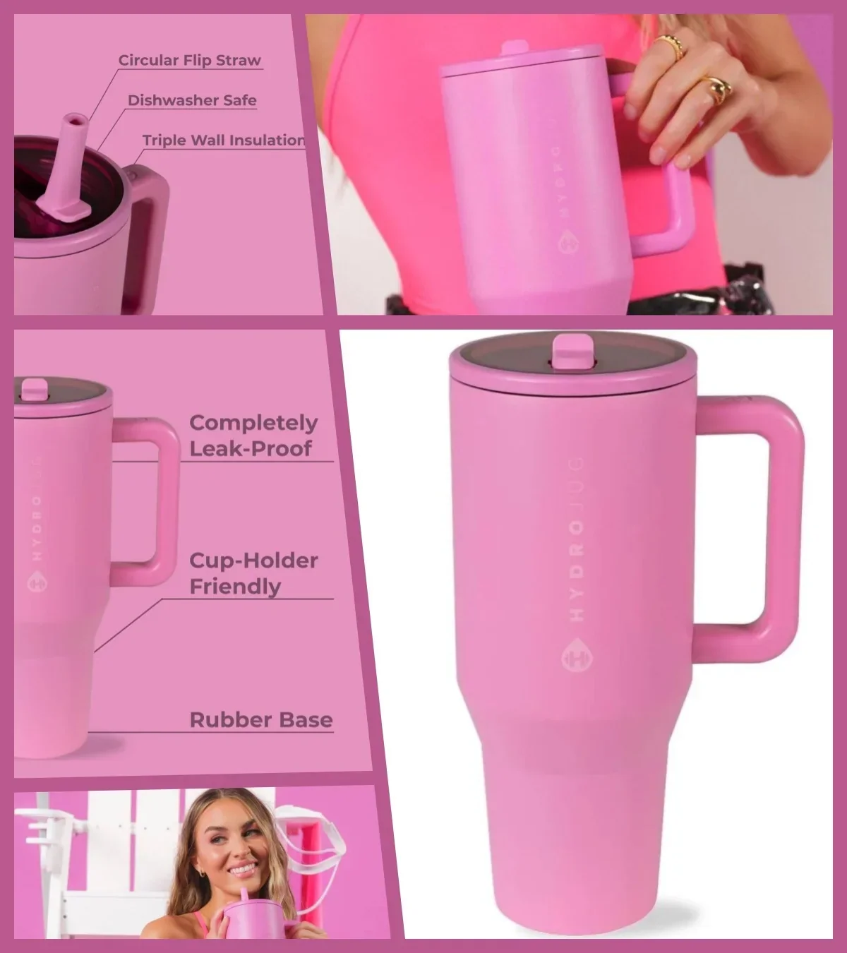 Flip Straw Insulated Tumbler - Image 10