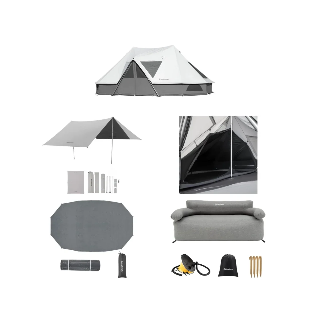 Ultimate KingCamp Khan Palace Tent Bundle