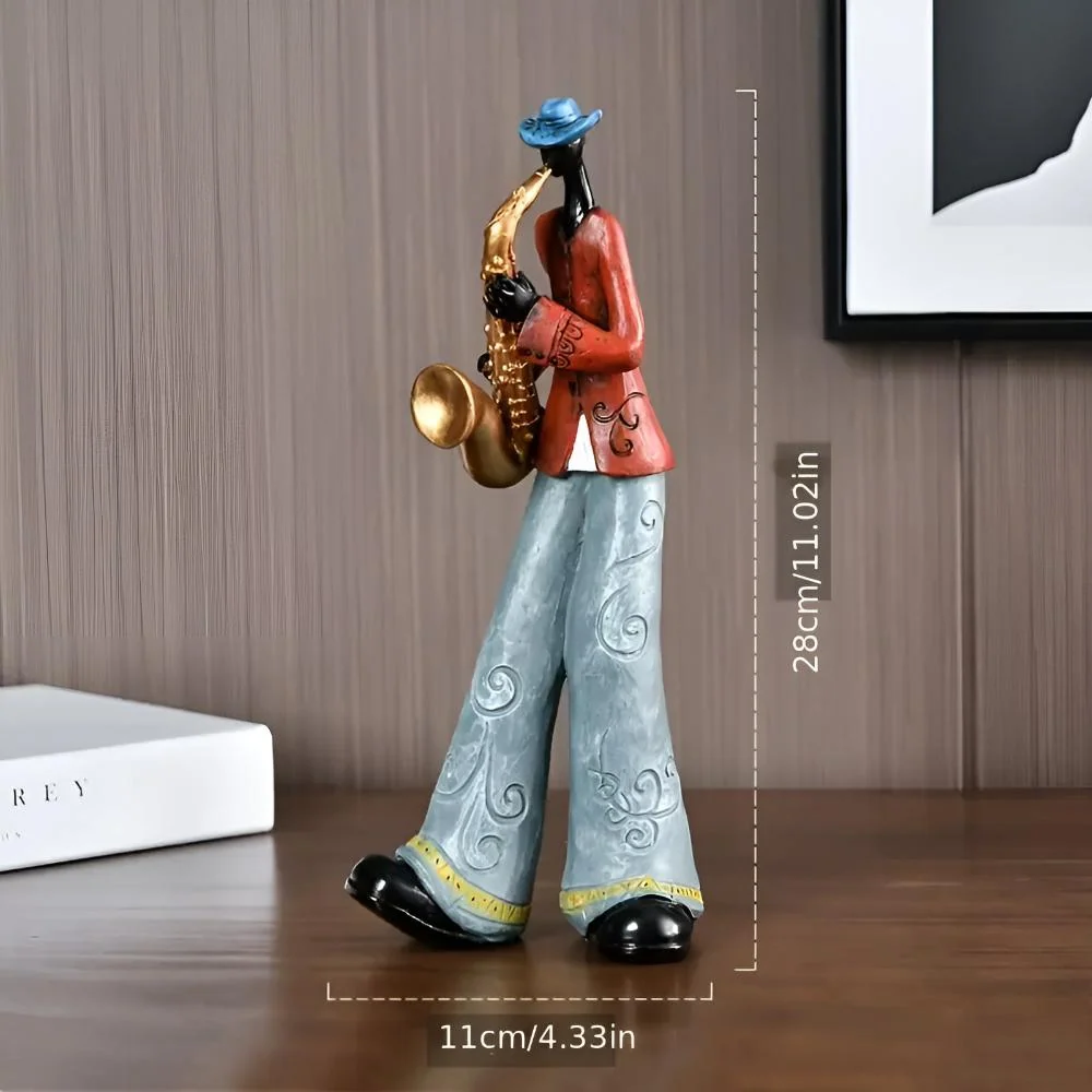 Tabletop Figurine Resin Abstract Jazz Design - Image 10