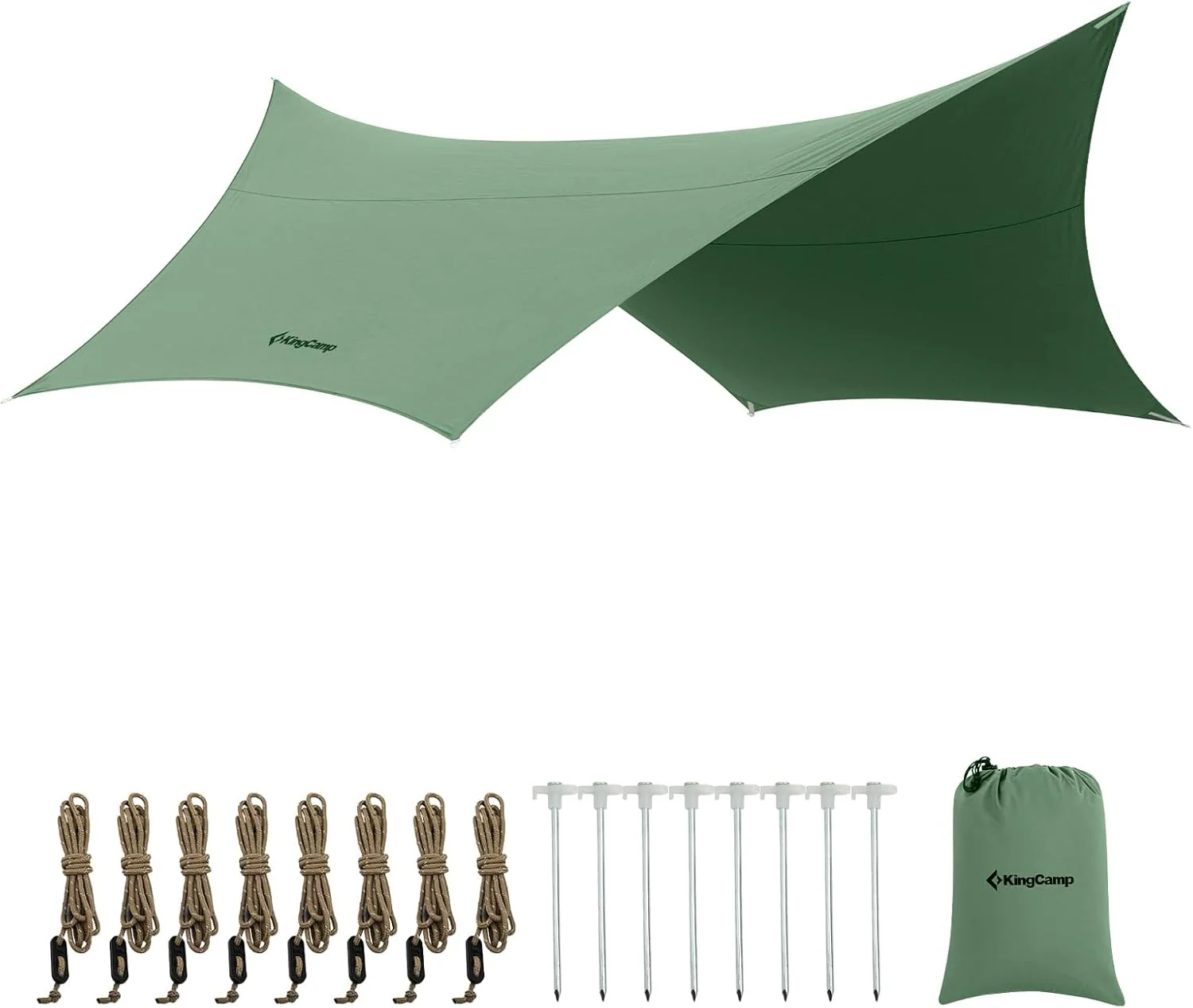 KingCamp Hexagonal Large Camping Tent Tarp