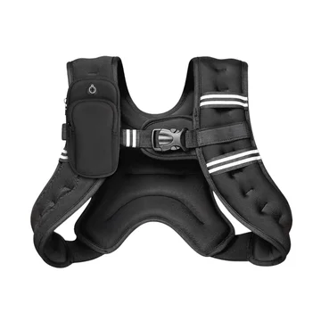 Reflective Strap Neoprene Weight Vest with Storage Pockets