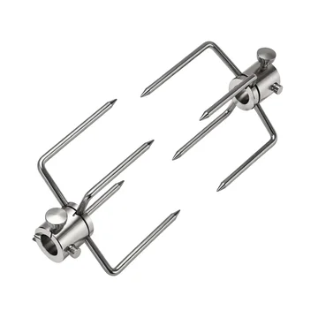 Replacement Set of 4-Prong Rotisserie Meat Forks, 2-Pack