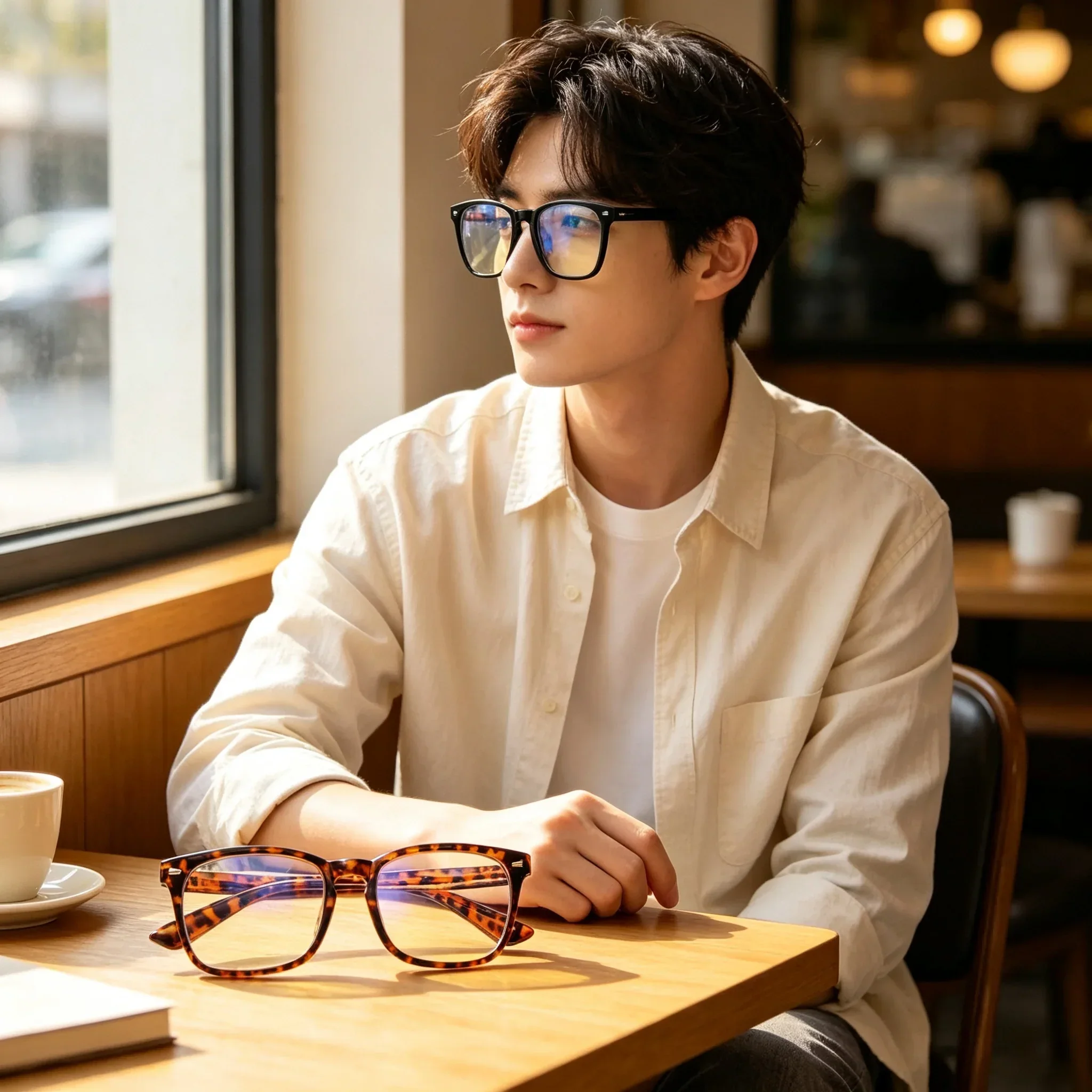 Gaming Glasses for Computer Use - Black Frame - Image 5