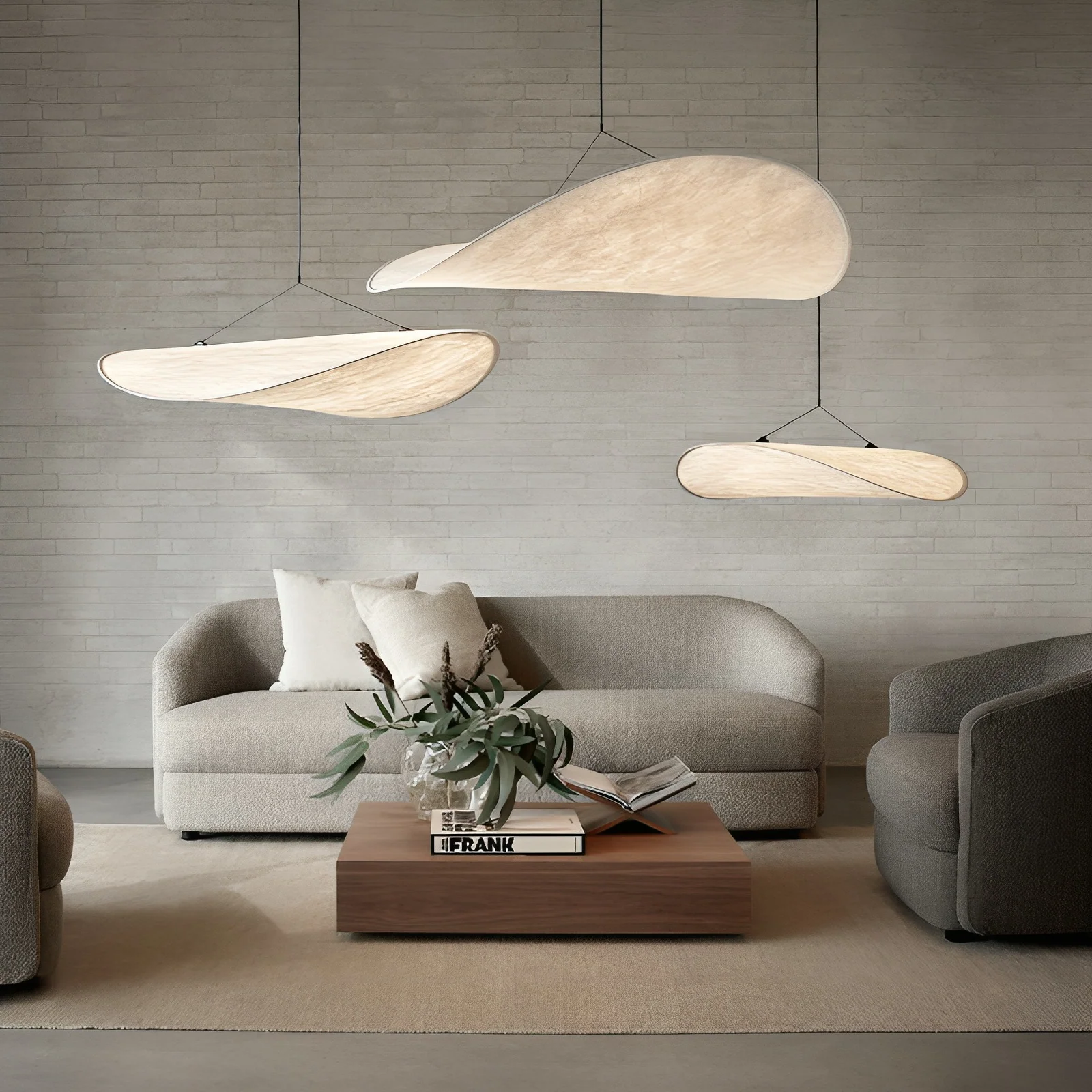 Sleek Oval Wave Pendant Light for Stylish Ceilings