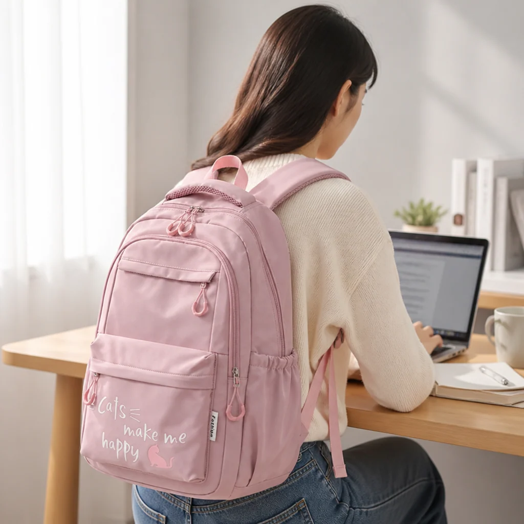 Kids School Backpack Water-Resistant Laptop Sleeve & Padded Straps - Image 3