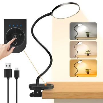 Clip-On Desk Lamp with 3.5-Inch LED Light