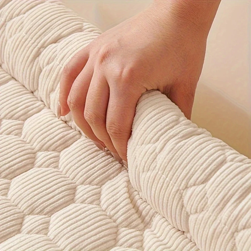 Pet Bed Quilted Microfiber Non-Slip Machine Washable - Image 4