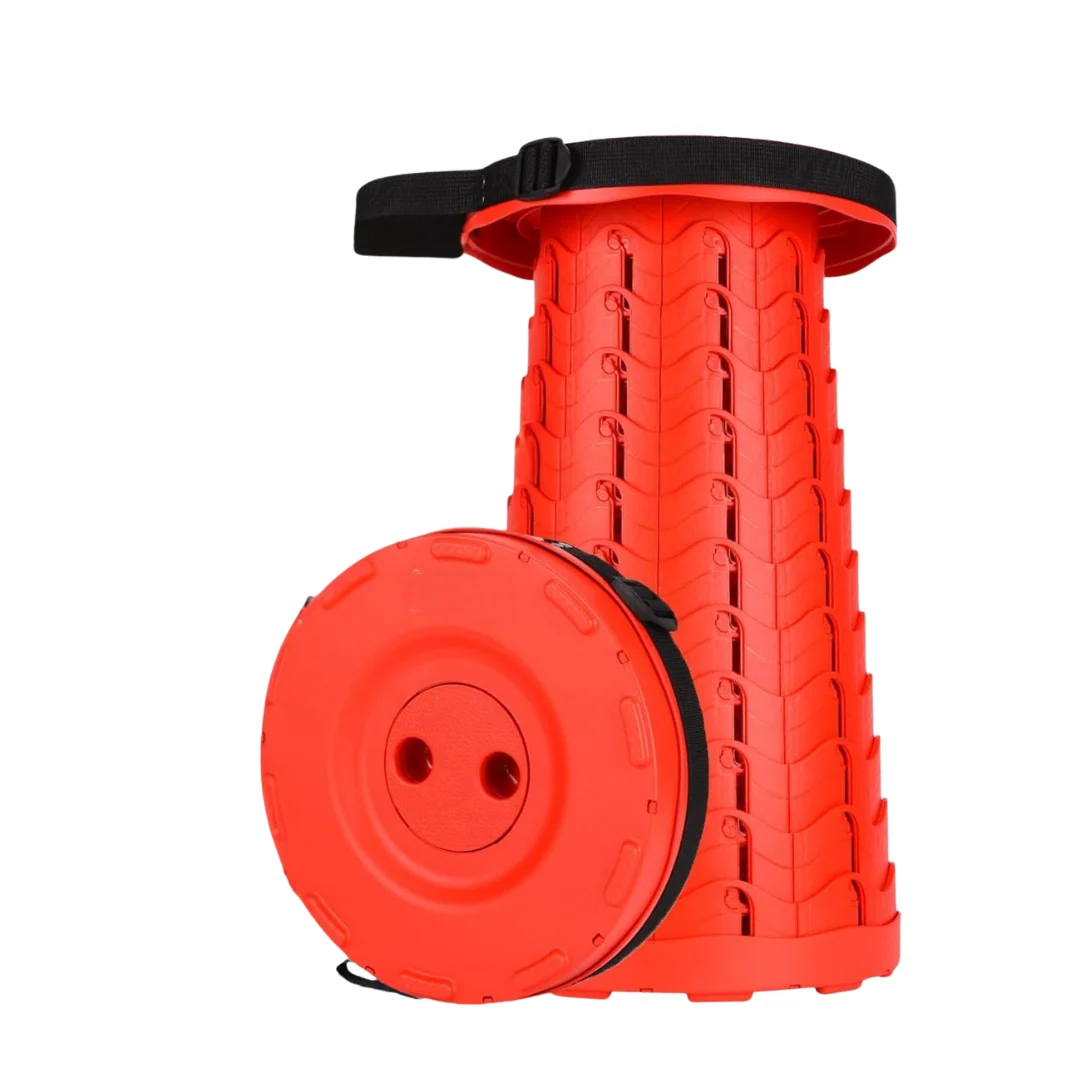 Telescopic Folding Stool for Travel, Hiking, and Camping – Adjustable - Image 4