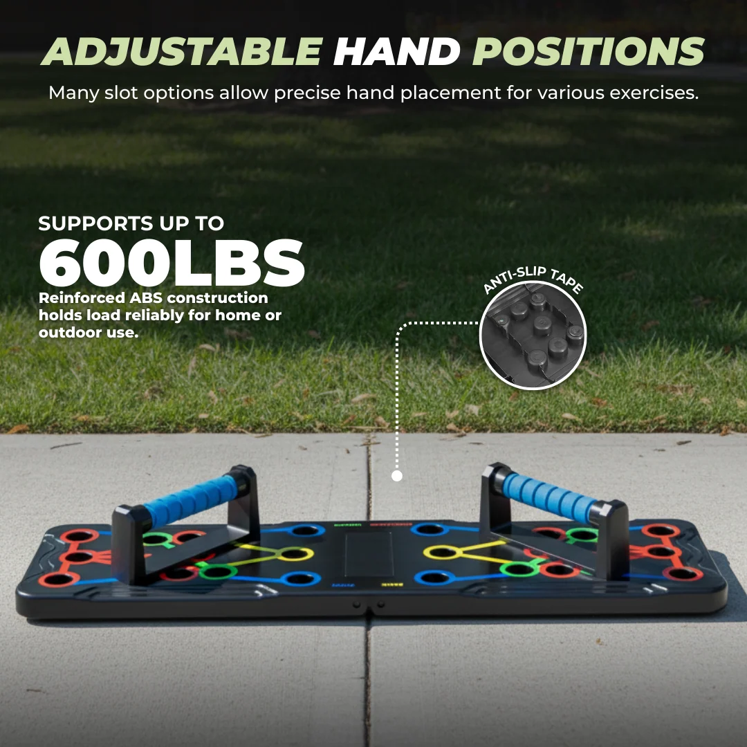 Solid Push Up Color-Coded Board Multi-Angle Home Training System