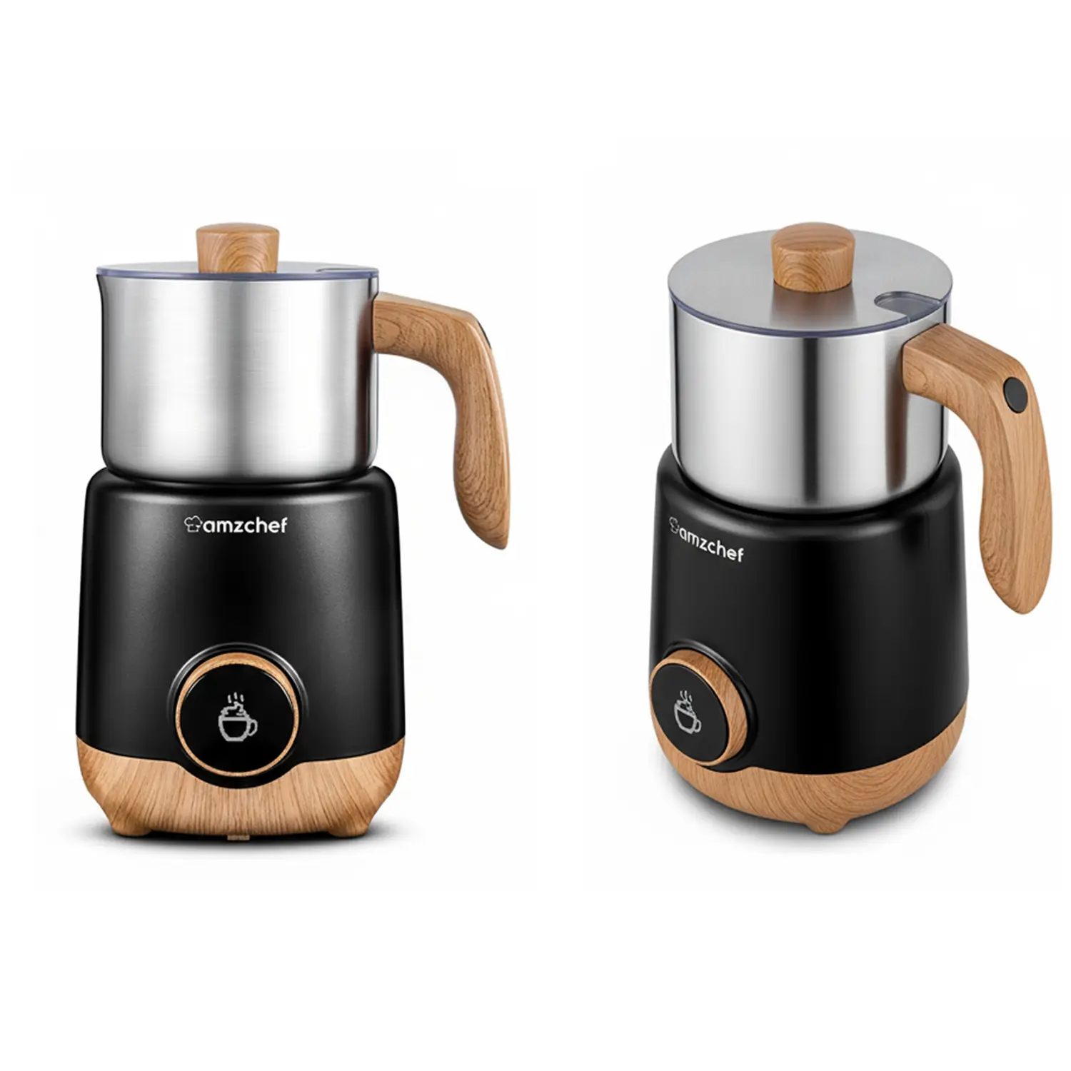 AMZCHEF Automatic Milk Frother Steamer 8-IN-1 Multi-function 1