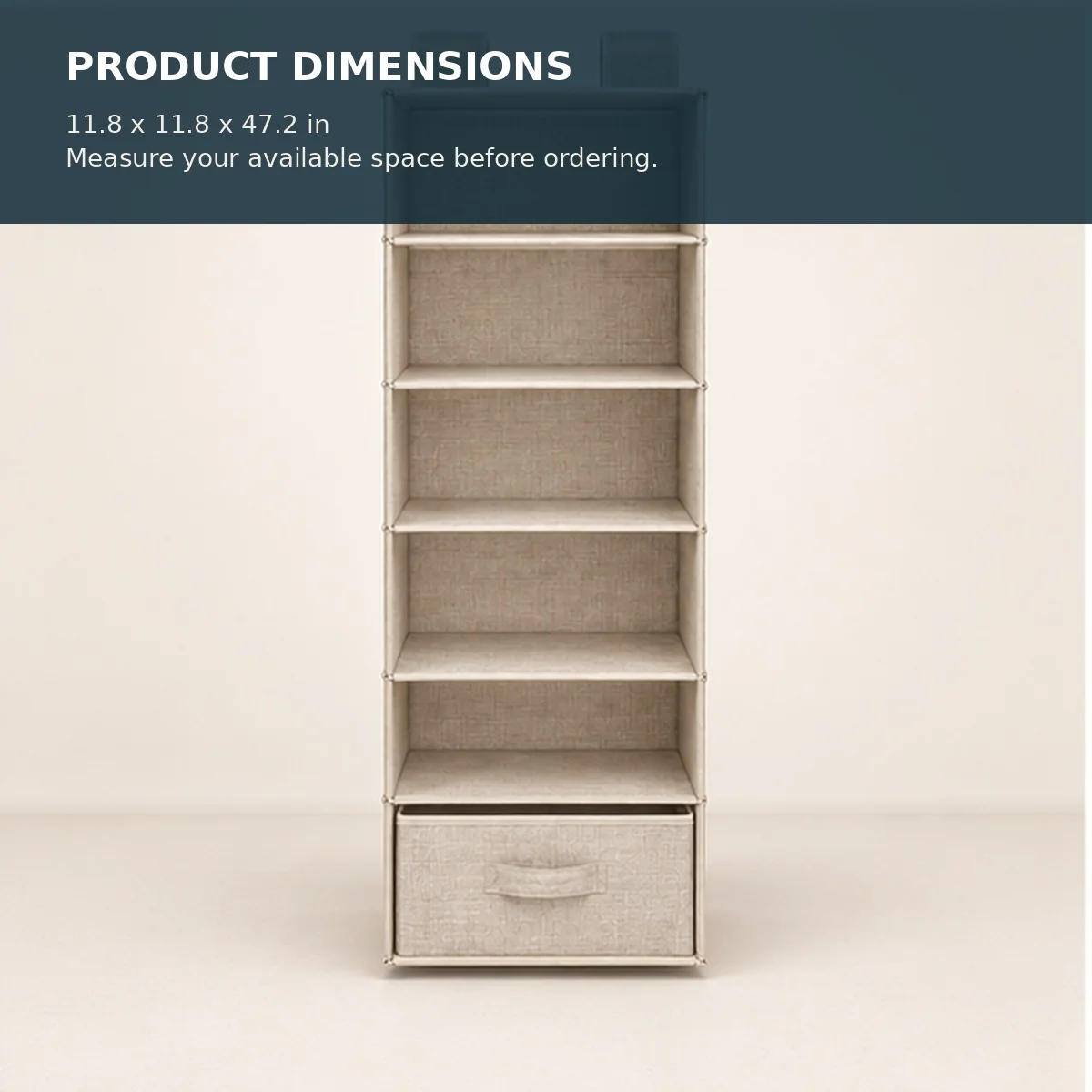 Hanging Closet Shelf Organizer - Image 4