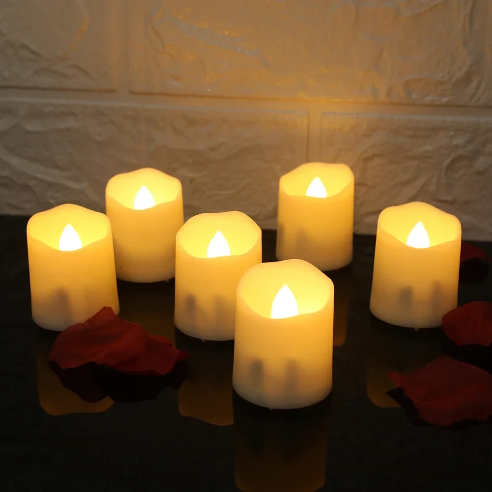 Set of 6 Rechargeable LED Candles with Timer Function - Image 14