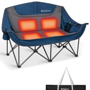 KingCamp CANNA C20 PLUS Heated Double Seat Sofa Chair