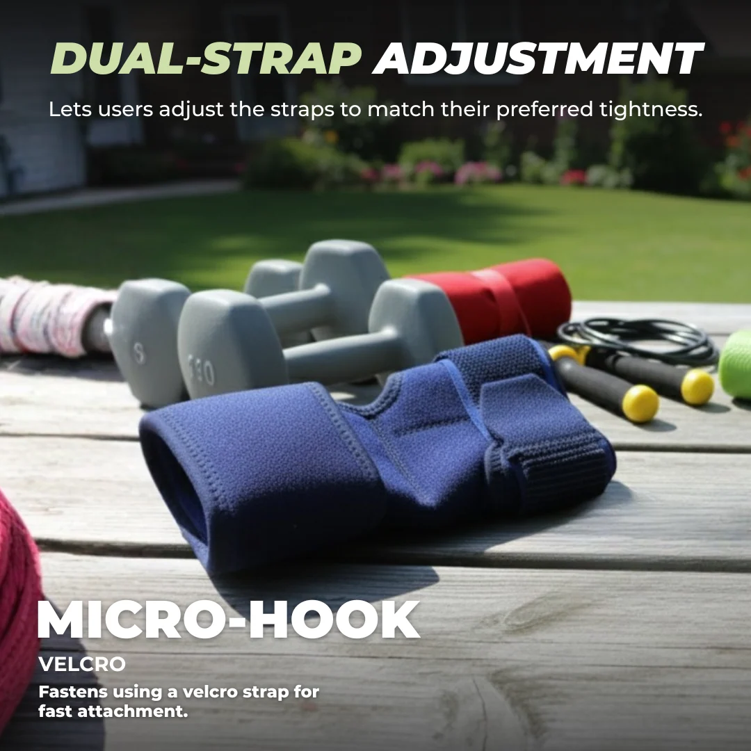 Adjustable Elbow Compression Band, Neoprene Arm Wrap, Customizable Fit