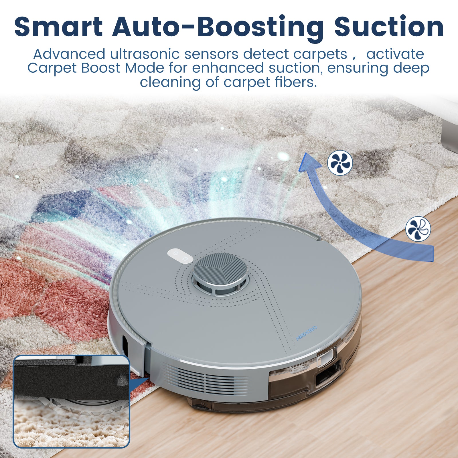 AIRROBO L50+ Smart LDS Laser Navigation Robot Vacuum