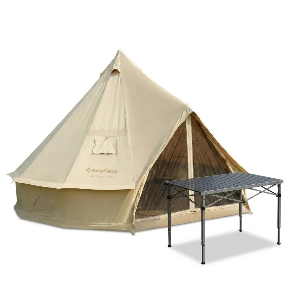 KingCamp KHAN C 500 Tent & Table Bundle