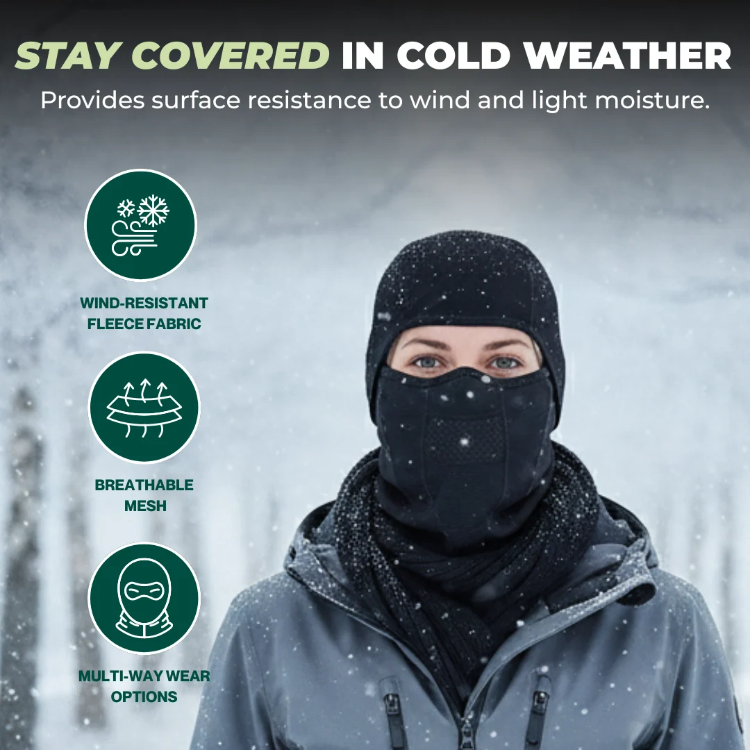 Cold Weather Balaclava Ski Mask for Winter Sports and Riding