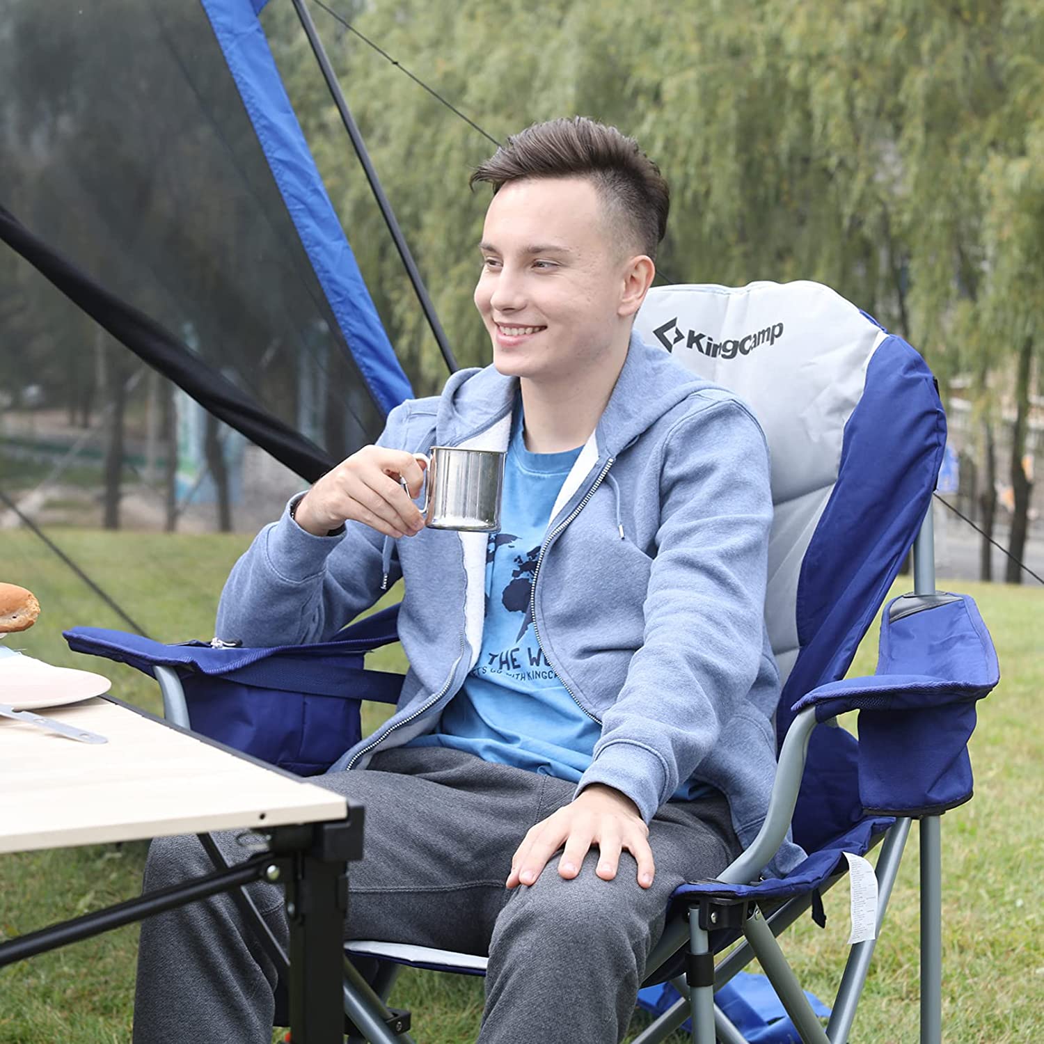 KingCamp Lumbar Support Oversized Camping Chair