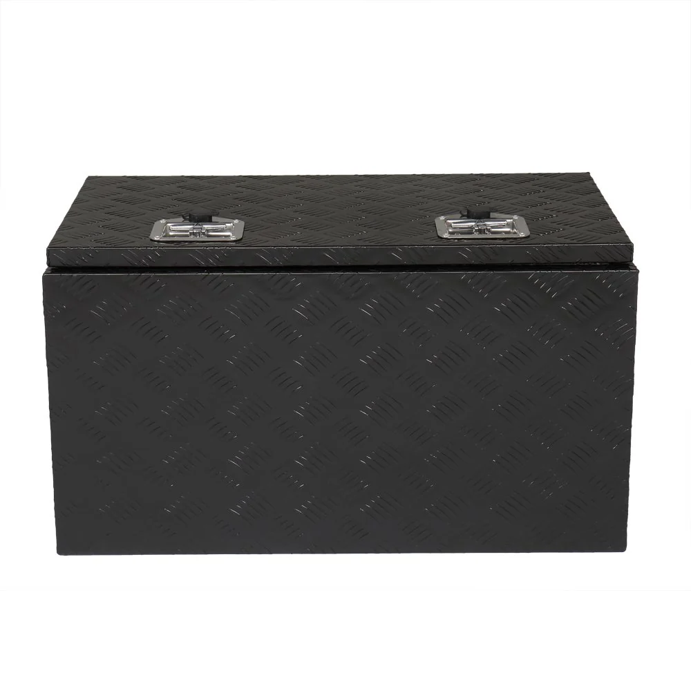 IVV Aluminum Truck Trailer Tool Box Pickup Underbody Truck Bed Storage Toolbox RV Trailer Organizer with T-Handle Latch Dual Lock Keys - Black, 42"L x 18"W x 17"H - Image 23