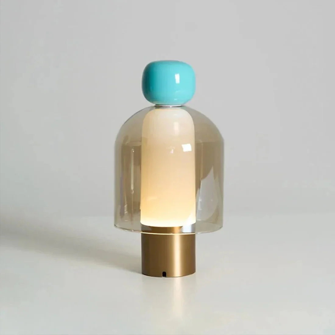 Stylish Rechargeable LED Lamp – Dimmable Glass Design for Any Room