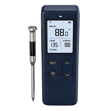 Bluetooth Meat Thermometer with WiFi Display Base Unit - Wireless