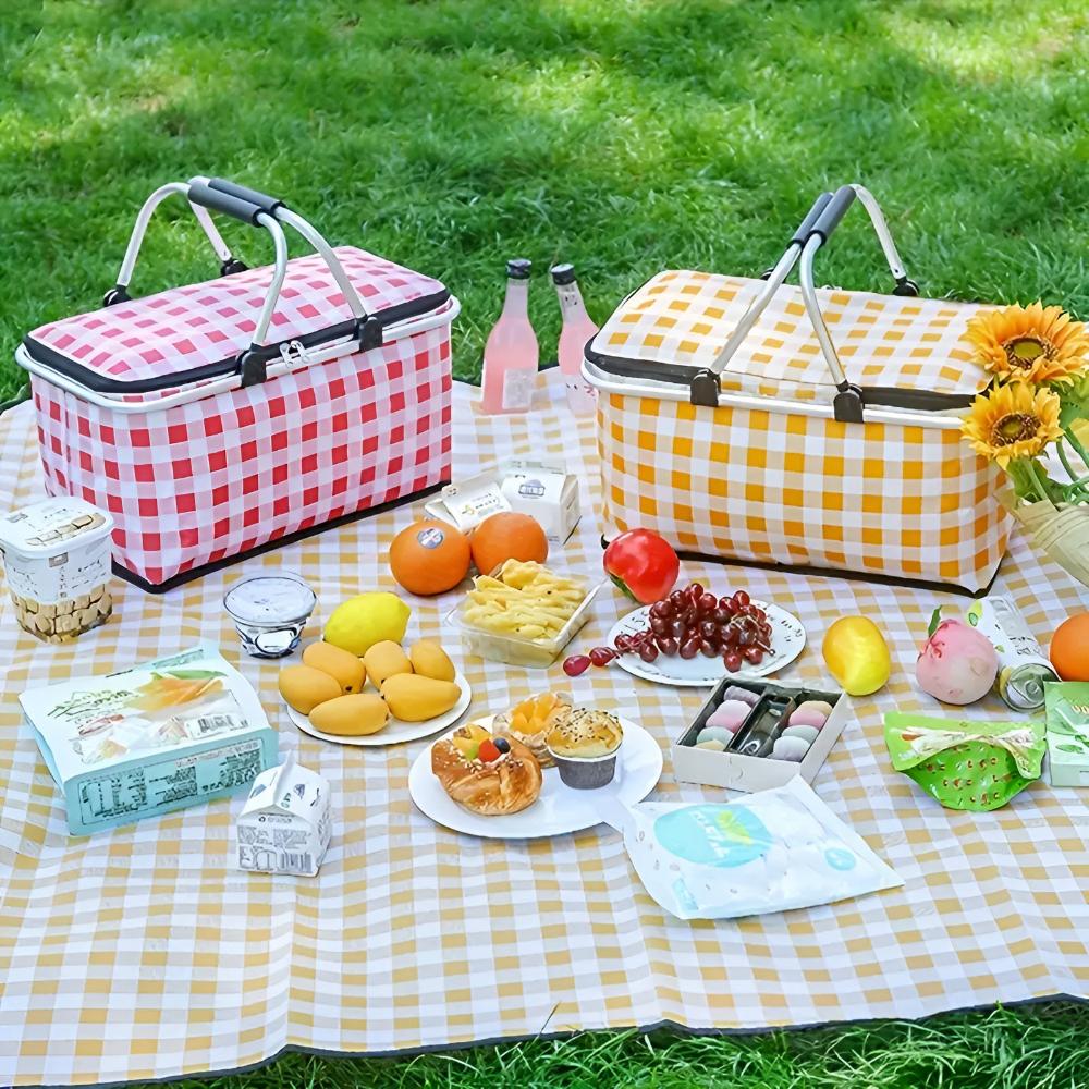 Picnic Basket Insulated Foldable 22L Padded Handles - Image 13
