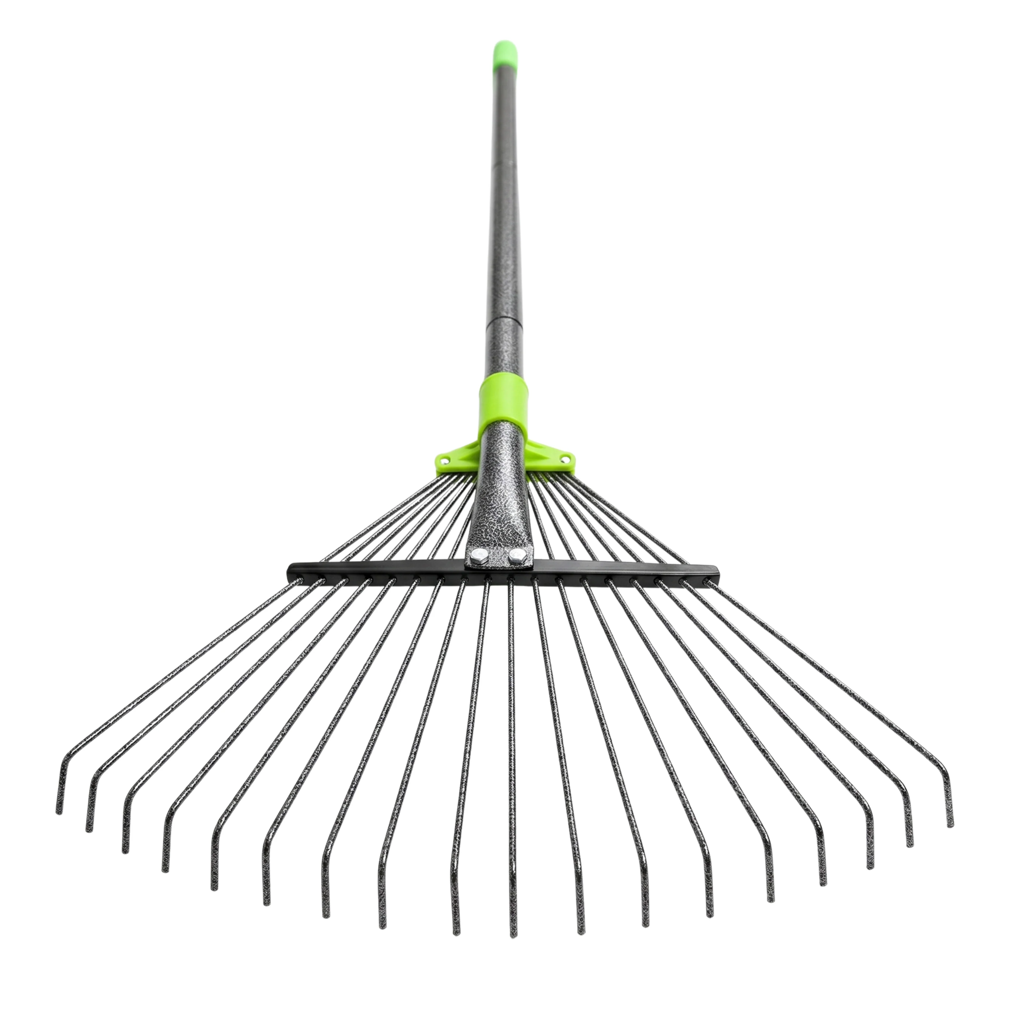 Expandable Head Metal Rake with Long Adjustable Handle - Image 2