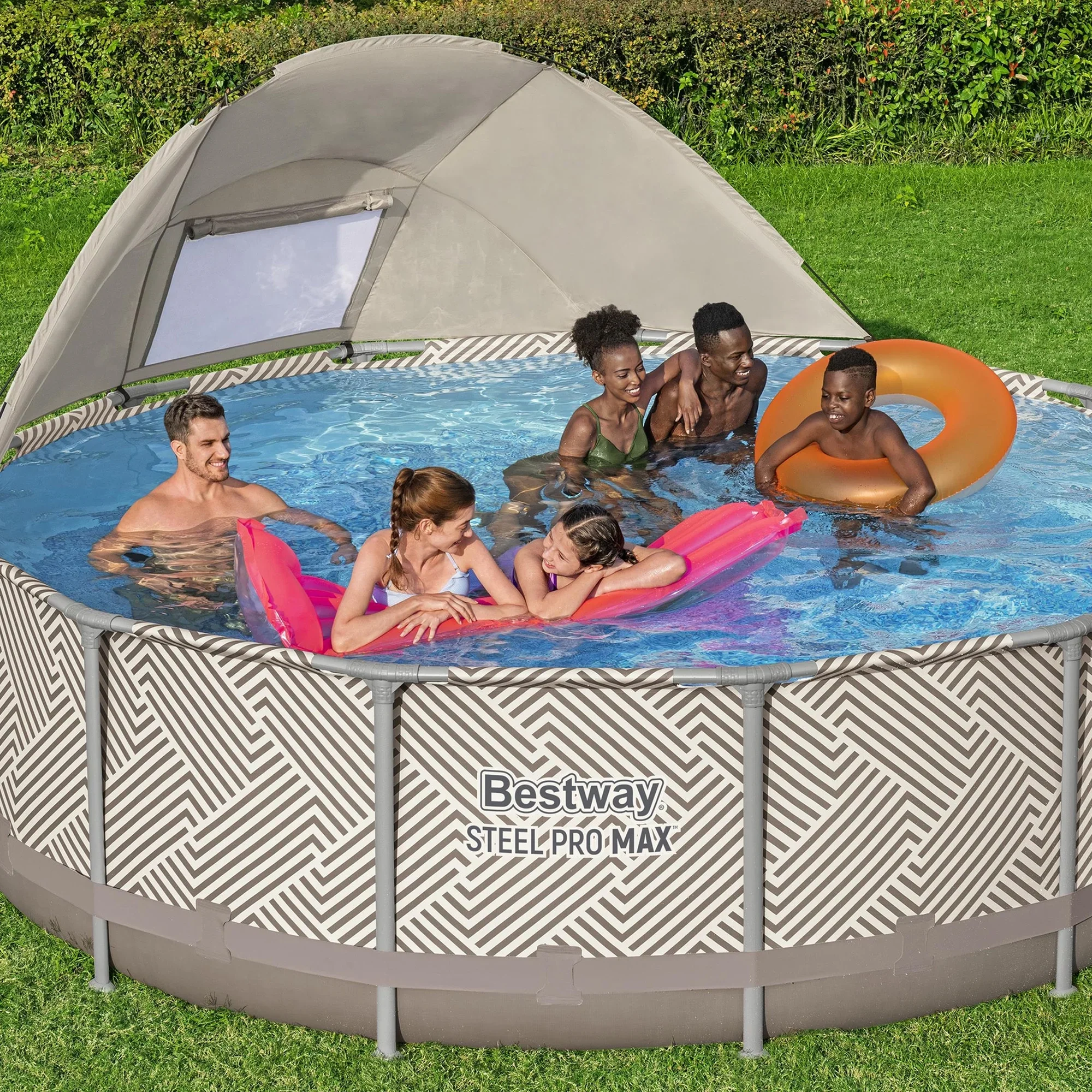 Bestway Steel Pro MAX 12' x 30" Above Ground Outdoor Swimming Pool Set - Image 22