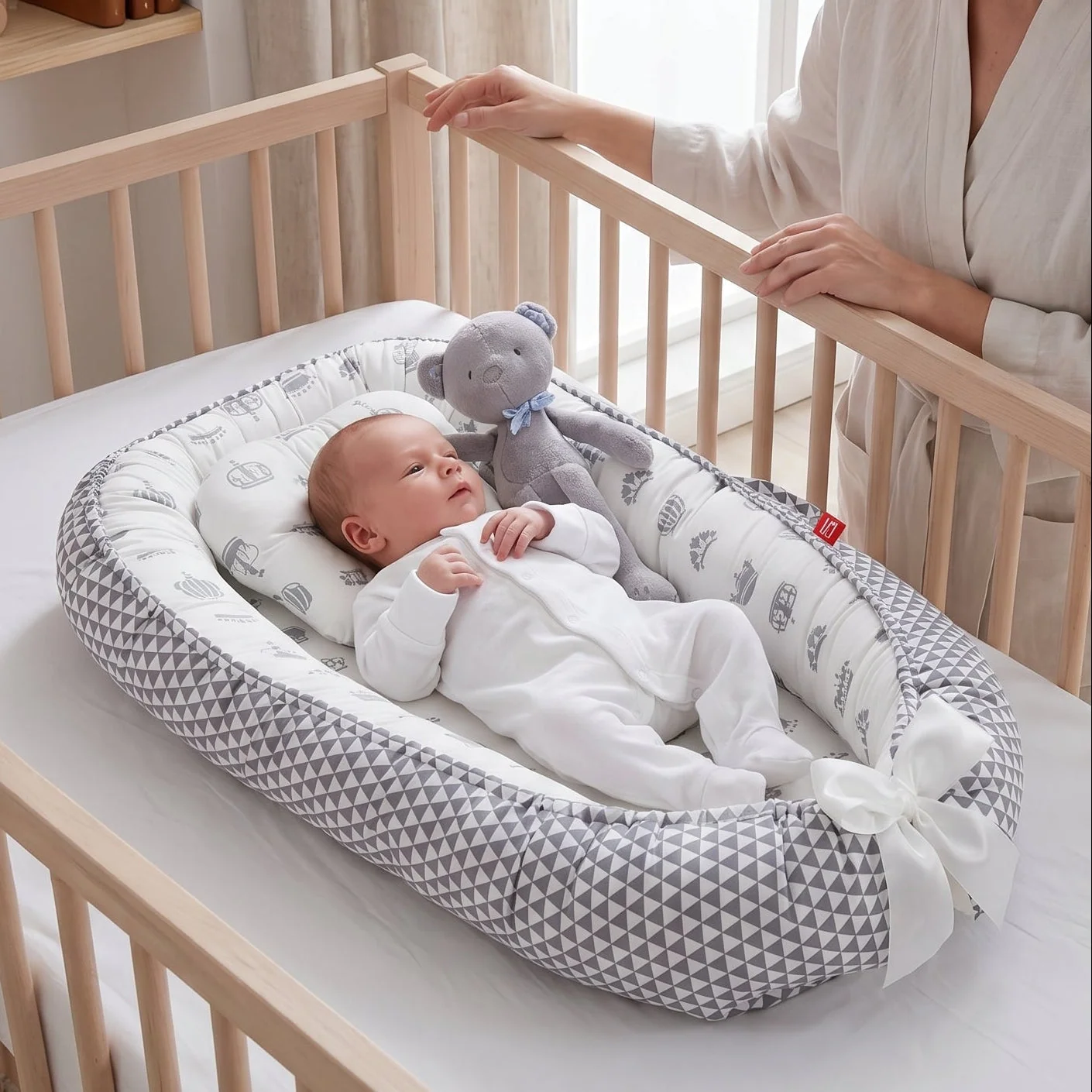 Portable Baby Lounge Cushion - Image 2