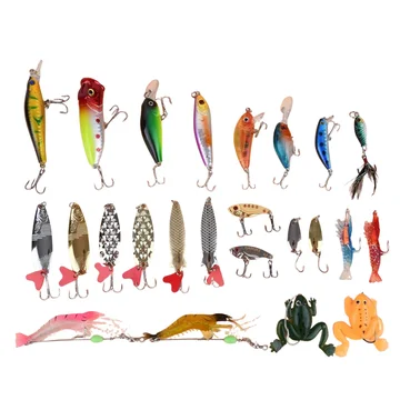 Fishing Lures Collection – 24-Piece Kit for Adults and Teens